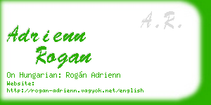 adrienn rogan business card